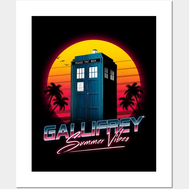 Gallifrey summer vibes Wall Art by ddjvigo